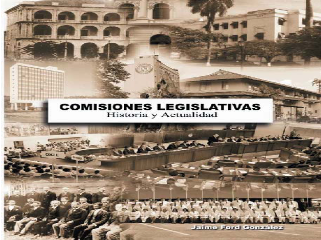 COMISIONES LEGISLATIVAS. Historia Y Actualidad.Indd