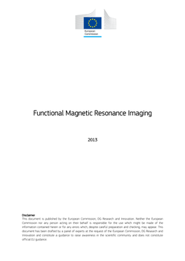 Functional Magnetic Resonance Imaging