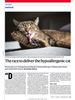 The Race to Deliver the Hypoallergenic Cat