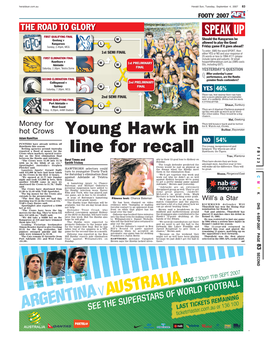 Young Hawk in Line for Recall