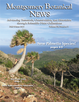 New Palmetto Species! Pages 4-5