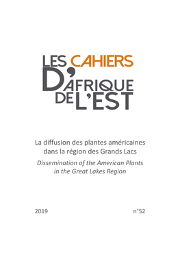 La Diffusion Des Plantes Américaines Dans La Région Des Grands Lacs