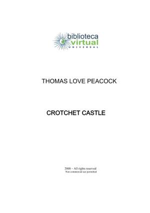 Thomas Love Peacock Crotchet Castle
