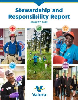 2019 Stewardship and Responsibility Report