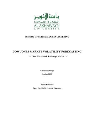 Dow Jones Market Volatility Forecasting