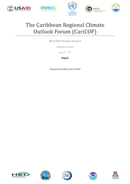 The Caribbean Regional Climate Outlook Forum (Caricof)