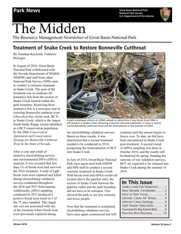 The Midden, the Resource Management Newsletter of Great