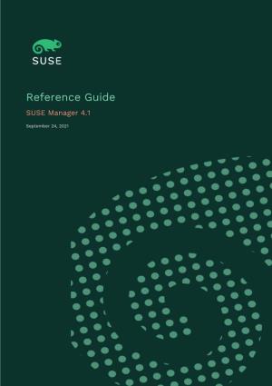 Reference Guide: SUSE Manager