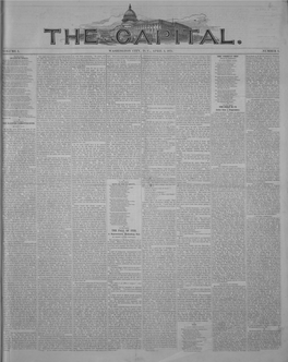 (Volume I. Washington City, D. C., April 2, 1871. Number 4