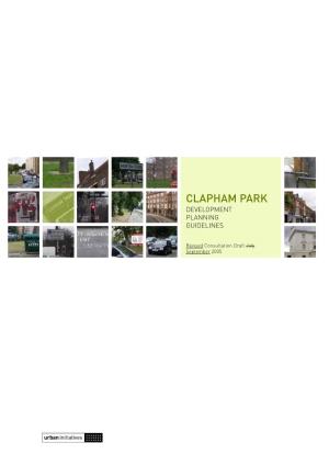 Clapham Park Development Planning Guidelines