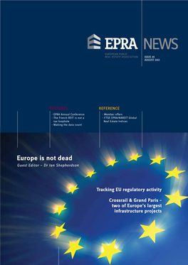 Europe Is Not Dead Guest Editor — Dr Ian Shepherdson