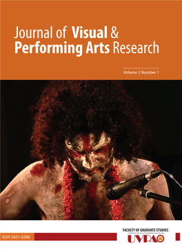 Journal of Visual& Performing Arts Research