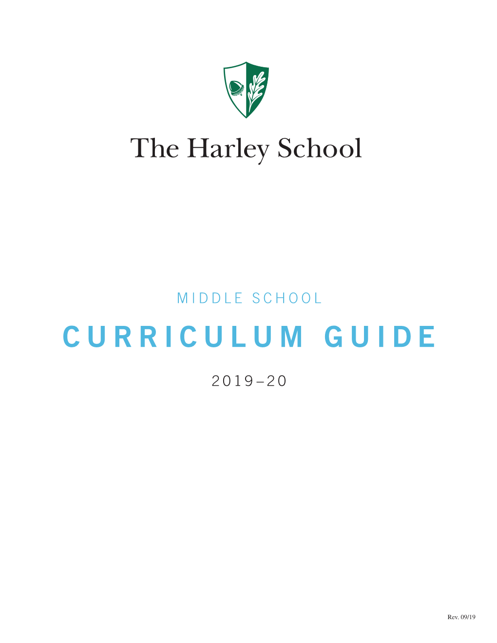 Middle School Curriculum Guide