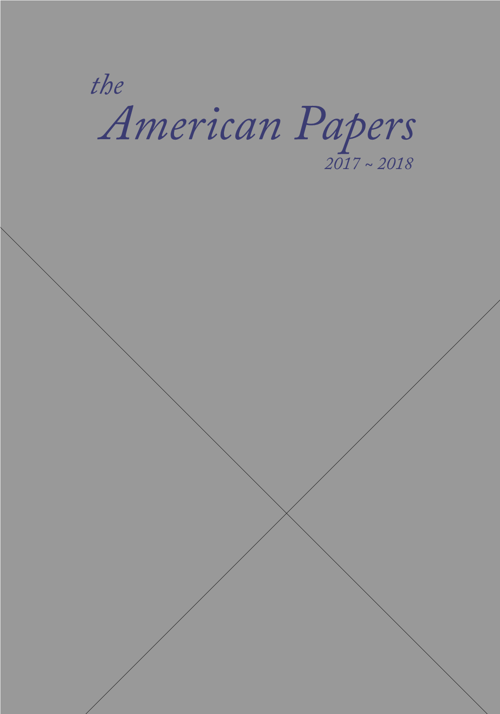 American Papers 2017 ~ 2018