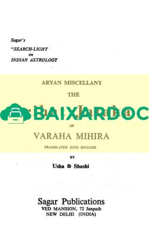 Brihat Jataka of Varahamihira