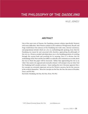 The Philosophy of the Daodejing • Kile Jones