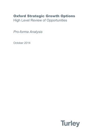 Oxford Strategic Growth Options High Level Review of Opportunities Pro