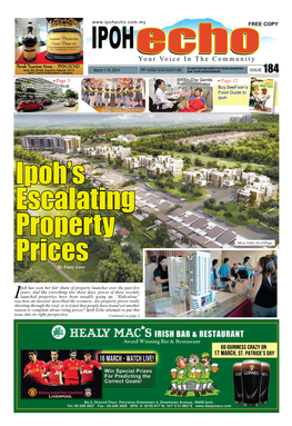 Healy Mac 2 March 1-15, 2014 IPOH ECHO Your Voice in the Community to Buy Or Not to Buy and When Is the Right Time?