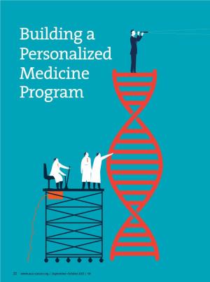Building a Personalized Medicine Program