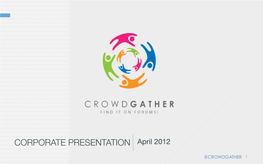 Crowdgather (CRWG)