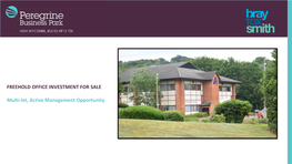 FREEHOLD OFFICE INVESTMENT for SALE Multi-Let, Active Management Opportunity