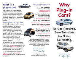 Why Plug-In Cars?