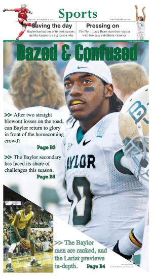 The Baylor Men Are Ranked, and the Lariat Previews In-Depth. Page B4