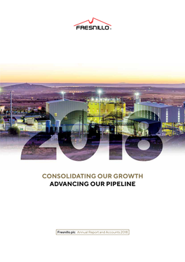 Consolidating Our Growth Advancing Our Pipeline