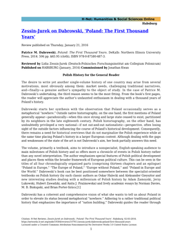 Zessin-Jurek on Dabrowski, 'Poland: the First Thousand Years'