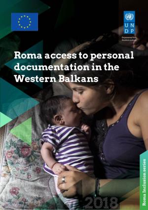 Roma Access to Personal Documentation in the Western Balkans