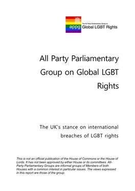Party Parliamentary Group on Global LGBT Rights