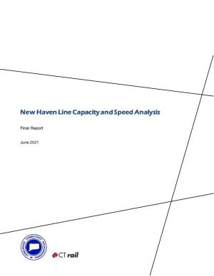 New Haven Line Capacity and Speed Analysis