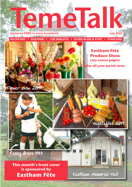 Eastham Fête Produce Show (See Centre Pages) Plus All Your Parish News