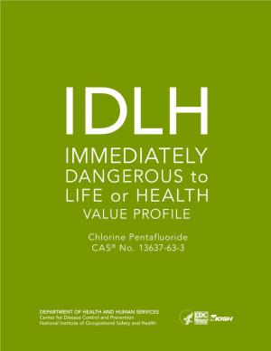IDLH) Value Profile