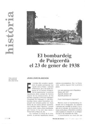 El Bombardeig De Puigcerdá El 23 De Gener De 1938