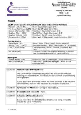 Cardiff Community Health Council