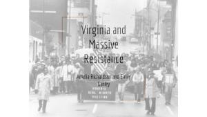 Virginia and Massive Resistance