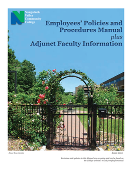 Employee Policies and Procedures Manual (NVCC)