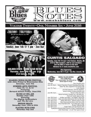 Blues Notes June 2016