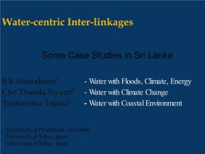 Some Actions for Sustainable Development – Sri Lanka