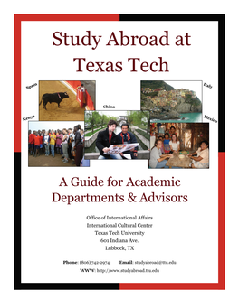 Study Abroad at Texas Tech