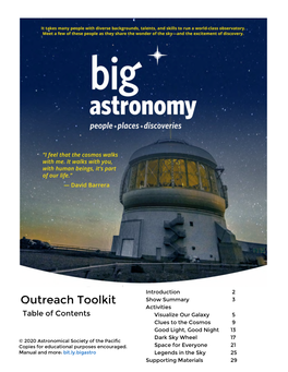 Big Astronomy Toolkit Manual