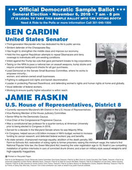 Jamie Raskin Ben Cardin