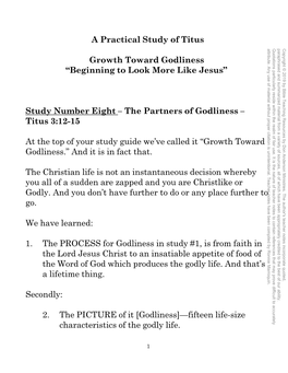 A Practical Study of Titus Growth Toward