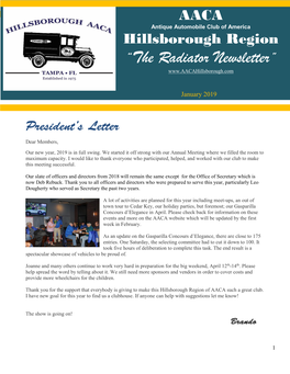 “The Radiator Newsletter”