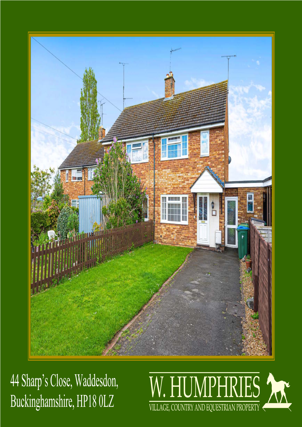 44 Sharp's Close, Waddesdon, Buckinghamshire, HP18