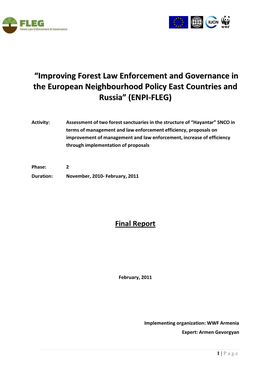 Assessment of Two Forest Sanctuaries in the Structure Of