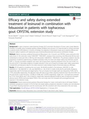 Efficacy and Safety During Extended