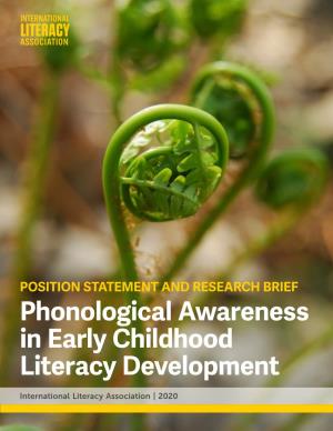 Phonological Awareness in Early Childhood Literacy Development