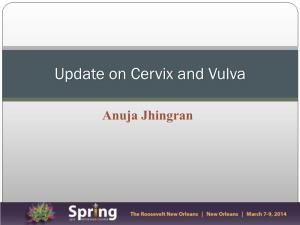 Update on Cervix and Vulva